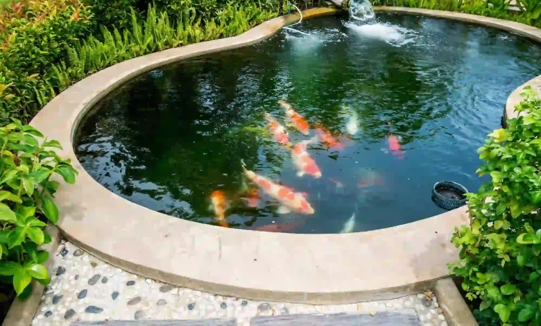 Unique Above Ground Koi